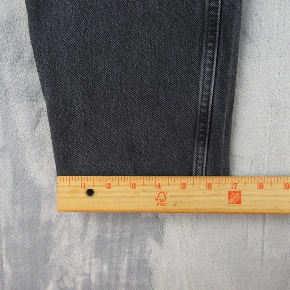 Zara Womens Jeans Size 0 Gray Faded Black Straight Leg Denim 6164/058/800 - Picture 7 of 13